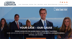 Desktop Screenshot of hieplerlaw.com